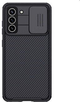 Zadný kryt Nillkin CamShield pre Samsung Galaxy S21 FE, čierna