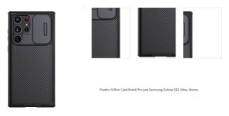 Puzdro Nillkin CamShield Pro pre Samsung Galaxy S22 Ultra, čierne 1