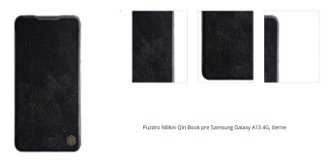 Puzdro Nillkin Qin Book pre Samsung Galaxy A13 4G, čierne 1