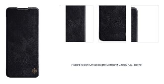 Puzdro Nillkin Qin Book pre Samsung Galaxy A23, čierne 1