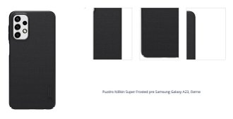Zadný kryt Nillkin Super Frosted pre Samsung Galaxy A23, čierna 1
