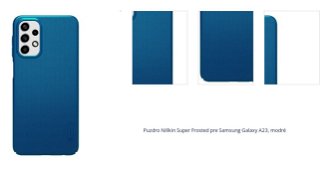 Puzdro Nillkin Super Frosted pre Samsung Galaxy A23, modré 1