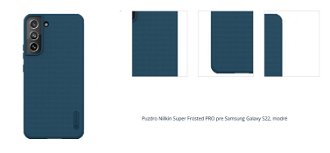 Zadný kryt Nillkin Super Frosted PRO pre Samsung Galaxy S22, modrá 1