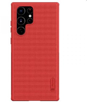 Puzdro Nillkin Super Frosted PRO pre Samsung Galaxy S22 Ultra, červené