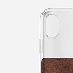Púzdro Nomad Clear Case iPhone X/XS - Rustic hnedé NM218R0200 6