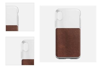 Púzdro Nomad Clear Case iPhone X/XS - Rustic hnedé NM218R0200 4