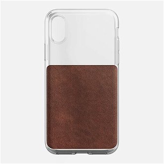 Púzdro Nomad Clear Case iPhone X/XS - Rustic hnedé NM218R0200 2