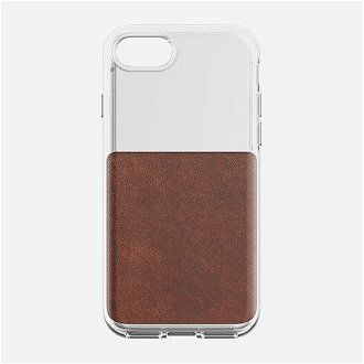 Púzdro Nomad Clear Case iPhone X/XS - Rustic hnedé NM218R0200