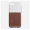 Púzdro Nomad Clear Case iPhone X/XS - Rustic hnedé NM218R0200