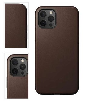 Púzdro Nomad Rugged Case iPhone 12/12 Pro - Rustic hnedé 4