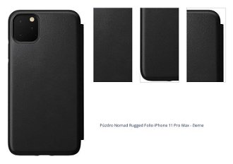 Púzdro Nomad Rugged Folio iPhone 11 Pro Max - čierne 1