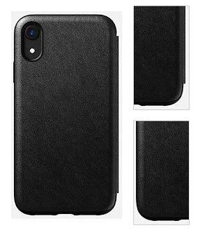 Púzdro Nomad Rugged Folio iPhone XR - Leather čierne 3