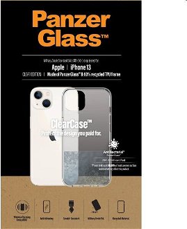 Puzdro PanzerGlass ClearCase AB pre Apple iPhone 13 Pro, transparentné