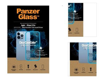 Puzdro PanzerGlass ClearCaseColor AB pre Apple iPhone 13 Pro, modré 3