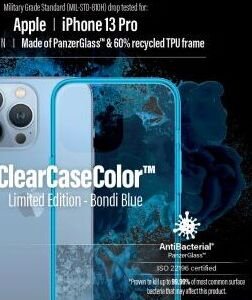 Puzdro PanzerGlass ClearCaseColor AB pre Apple iPhone 13 Pro, modré 5