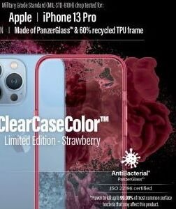 Puzdro PanzerGlass ClearCaseColor AB pre Apple iPhone 13 Pro, ružové 5
