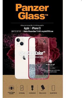 Puzdro PanzerGlass ClearCaseColor AB pre Apple iPhone 13, ružové