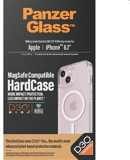 Puzdro PanzerGlass HardCase D3O s MagSafe pre Apple iPhone 15