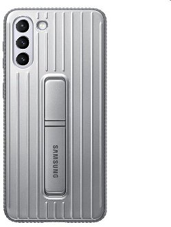 Puzdro Protective Standing Cover pre Samsung Galaxy S21 Plus - G996B, light gray (EF-RG996C)