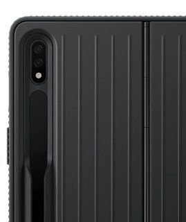 Puzdro Protective Standing Cover pre Samsung Galaxy Tab S8, black 6