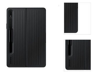Puzdro Protective Standing Cover pre Samsung Galaxy Tab S8, black 3