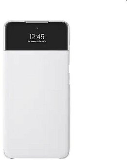 Puzdro S View Cover pre Samsung Galaxy A52/A52s, white (EF-EA525PW)