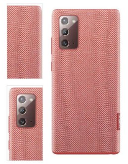 Puzdro Samsung Kvadrat Cover pre Galaxy Note 20 - N980F, red (EF-XN980FRE) 4