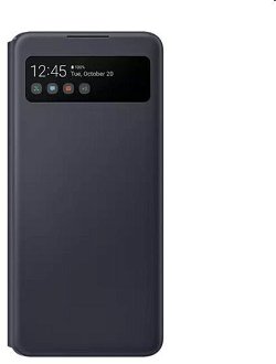 Puzdro Samsung Smart S-View Cover Galaxy A42 - A426B, black (EF-EA426PBEGEE)