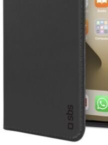 Puzdro SBS Book Wallet Lite pre iPhone 13 Pro Max, čierne 8