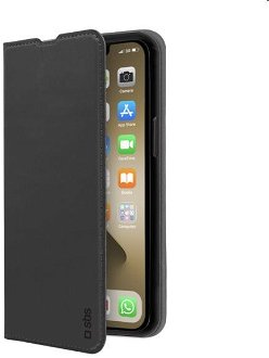 Puzdro SBS Book Wallet Lite pre iPhone 13 Pro Max, čierne