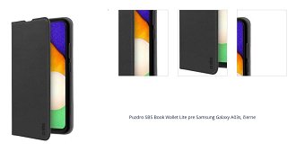 Knižkové puzdro SBS Book Wallet Lite pre Samsung Galaxy A03s, čierna 1