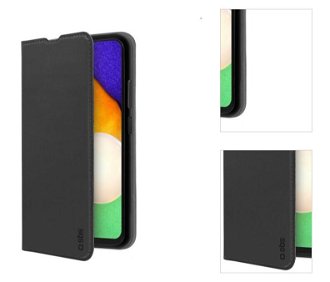 Knižkové puzdro SBS Book Wallet Lite pre Samsung Galaxy A03s, čierna 3