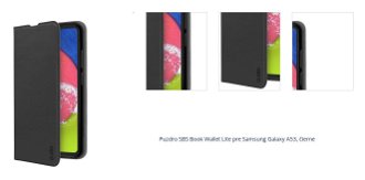 Puzdro SBS Book Wallet Lite pre Samsung Galaxy A53, čierne 1