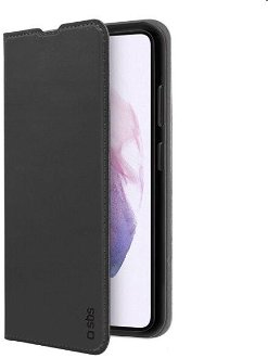 Knižkové puzdro SBS Book Wallet Lite pre Samsung Galaxy S22 Plus, čierna