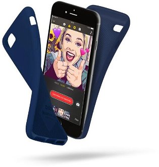 Puzdro SBS Polo pre Apple iPhone 6, 6S, 7 a 8, modré