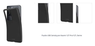 Puzdro SBS Sensity pre Xiaomi 12T Pro/12T, čierne 1
