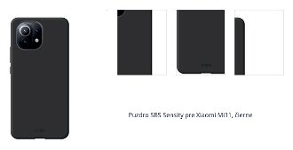 Puzdro SBS Sensity pre Xiaomi Mi11, čierne 1