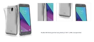 Puzdro SBS Skinny pre Samsung Galaxy J7 2017 - J730F, transparentná 1