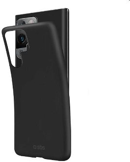 Puzdro SBS Vanity pre Samsung Galaxy S22 Ultra, čierne