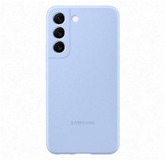 Puzdro Silicone Cover pre Samsung Galaxy S22, sky blue