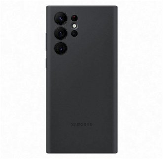 Puzdro Silicone Cover pre Samsung Galaxy S22 Ultra, black