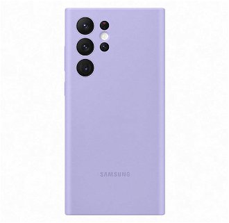 Puzdro Silicone Cover pre Samsung Galaxy S22 Ultra, lavender