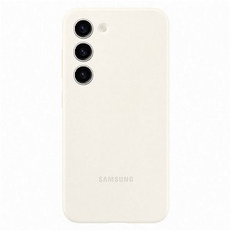 Puzdro Silicone Cover pre Samsung Galaxy S23, cotton
