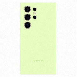 Puzdro Silicone Cover pre Samsung Galaxy S24 Ultra, light green