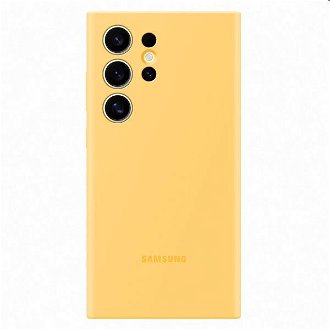 Puzdro Silicone Cover pre Samsung Galaxy S24 Ultra, yellow