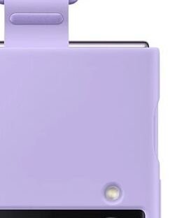 Puzdro Silicone Cover s držiakom na prst pre Samsung Galaxy Z Flip4, lavender 5