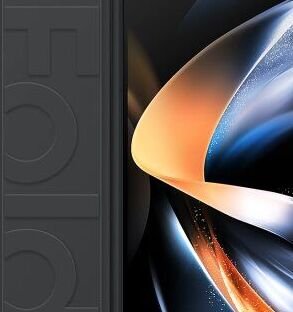 Zadný kryt Silicone Cover s pútkom pre Samsung Galaxy Z Fold4, čierna 5