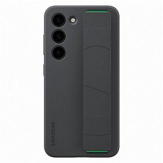 Puzdro Silicone Grip Cover pre Samsung Galaxy S23, black 2