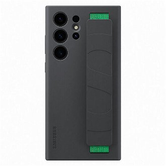 Puzdro Silicone Grip Cover pre Samsung Galaxy S23 Ultra, black