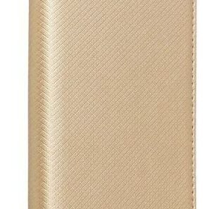 Puzdro Smart Case Book pre Motorola Moto G62, zlaté 5